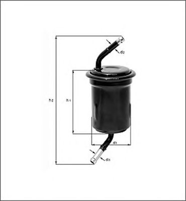 MAGNETI MARELLI 154703504040 -  Топливный фильтр